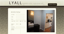 Desktop Screenshot of lyallhotel.com